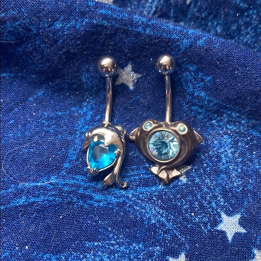 Dolphin Belly Rings